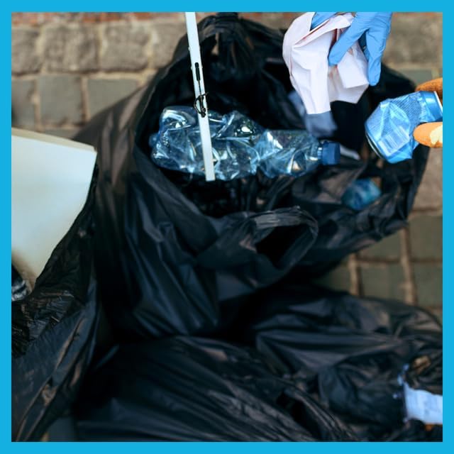 Large Black Trash Bags 55-60 Gallon Heavy Duty, High Density, 22 Micron - Image 6