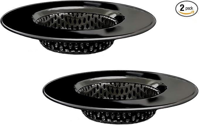 1.75" Bathtub Drain Strainers, Shower Drain Hair Catchers, Stainless Steel by Seatery