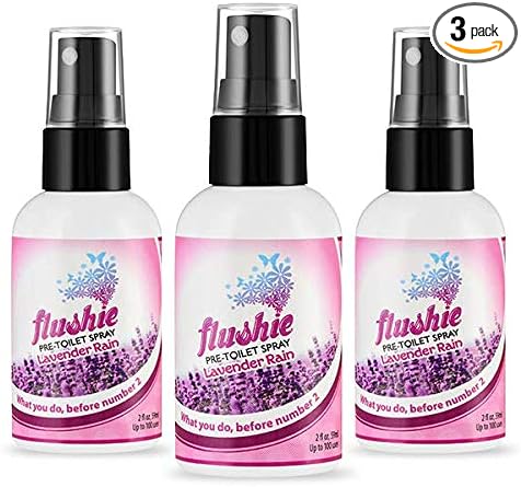 Flushie Pre-Toilet Sprays for Poop Travel Size Toiletries Bathroom Spray for by FlushiePre-ToiletSpray