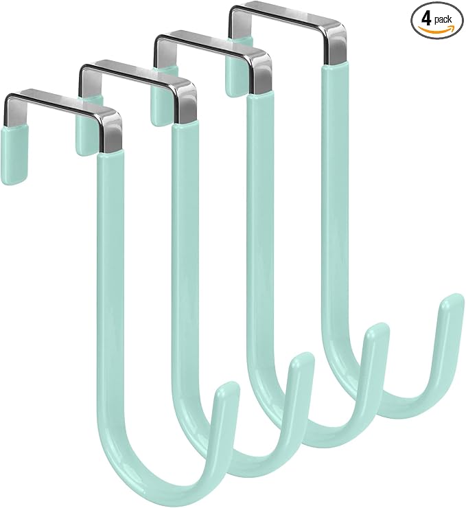 FYY Over The Door Hooks, 4 Pack Door Hangers Hooks by FYY