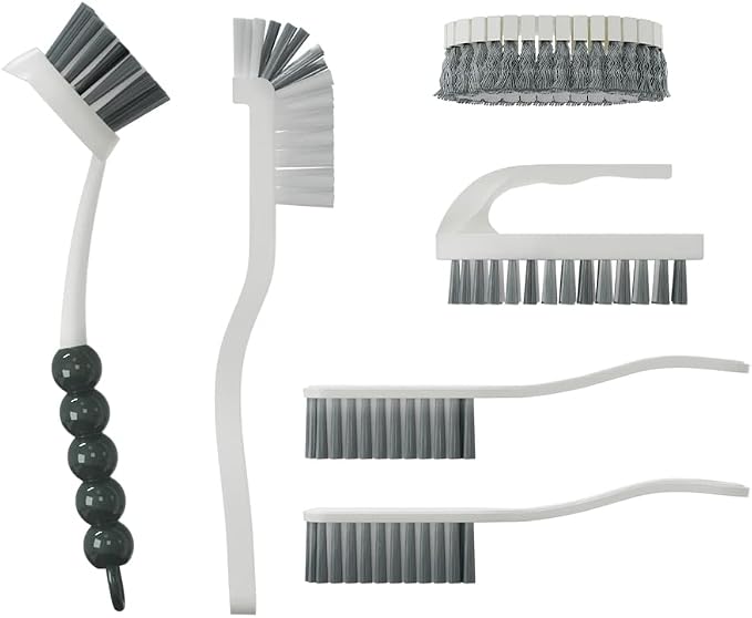 6 PCS Cleaning Brush, Scrub Brush Set by CN1ST