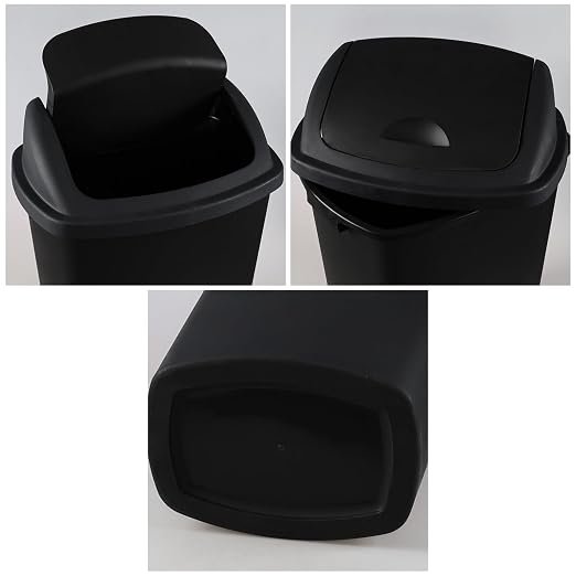 Teyyvn 18 Gallon Tall Plastic Kitchen Trash Can - Image 3