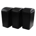 4.5 Gallon Swing Top Trash Bin, Plastic Garbage Can by Sosody