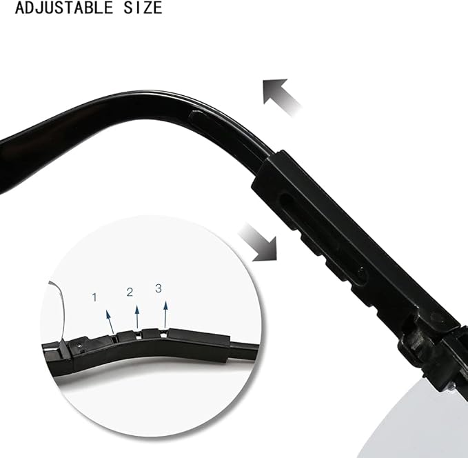 Safety Glasses, Lightweight Fog-Proof Safety Goggles - Image 4