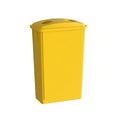 23 Gallon Yellow Slim Jim Trash Can by Krollen+Industrial