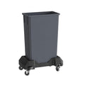 23 Gallon Gray Slim Jim Trash Can by Krollen+Industrial