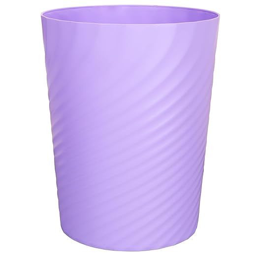 UUJOLY Plastic Small Trash Can Wastebasket, Garbage Container Basket by UUJOLY