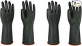 Heavy-Duty Latex Chemical Resistant Gloves by GOLVESHELPYOUIMPROVELIFE