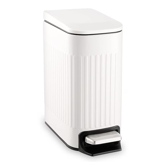 TrashAid Slim Bathroom Trash Can by TrashAid