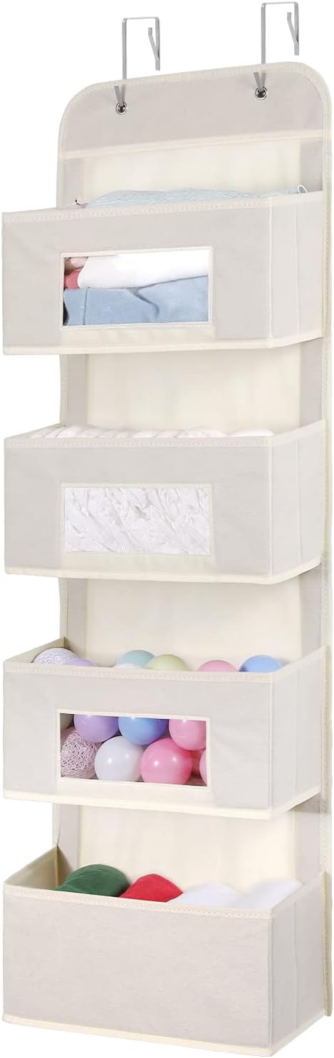 MAX Houser 4-Shelf Over The Door Hanging Organizer - Image 3