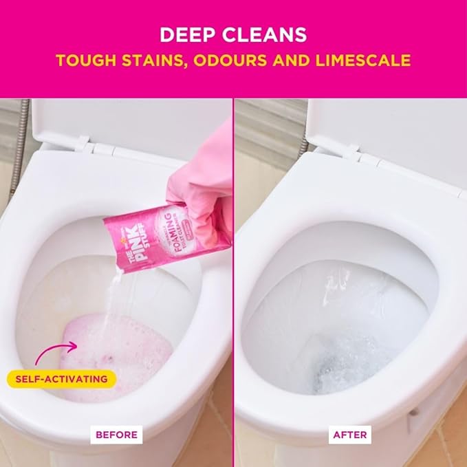 Stardrops The Pink Stuff Miracle Power Foaming Toilet Cleaner – Self-Activating - Image 6