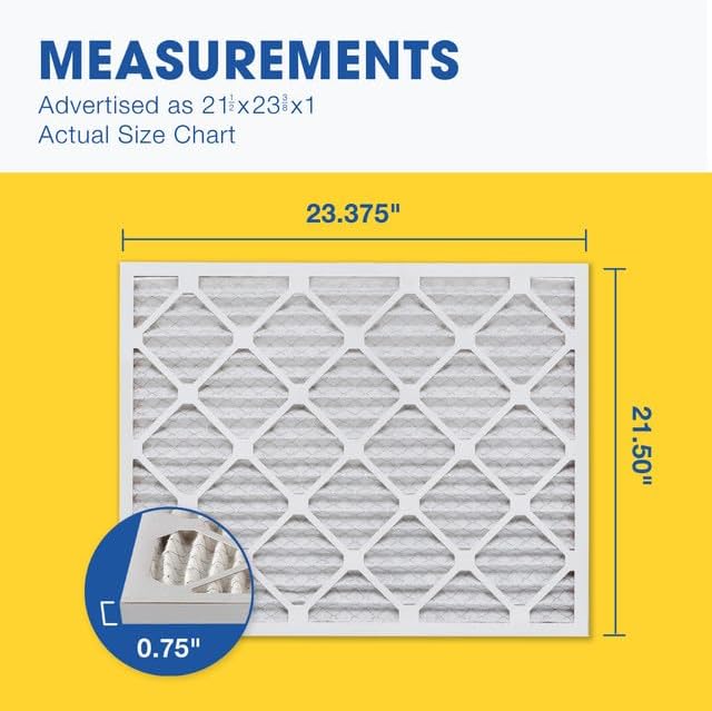 Aerostar 21.5x23.375x1 MERV 8-6 Count - Image 2