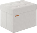 Folding Storage Ottoman, Velvet Storage Bench, End Stool, Foot Stool, by Liveinacomfortablehome