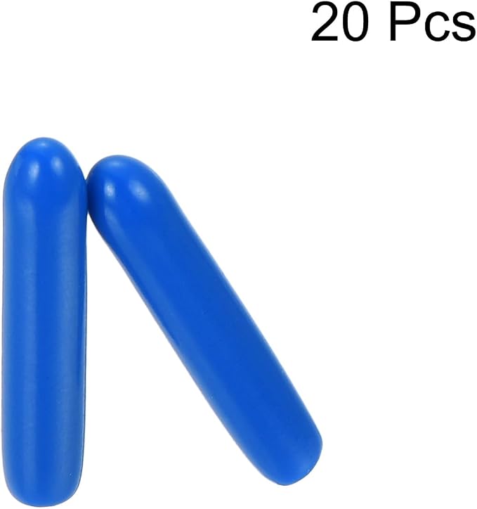 uxcell 20pcs Rubber End Caps 2.5mm ID Vinyl PVC Round Tube Bolt Cap Cover Screw - Image 2