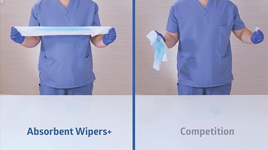 Medline Absorbent Wipers+ Disposable Heavy Duty Dry Wipes - Image 4