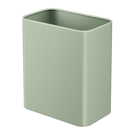 TIPGO Small Metal Trash Can, 2.1 Gallon Slim Trash Can by TIPGO