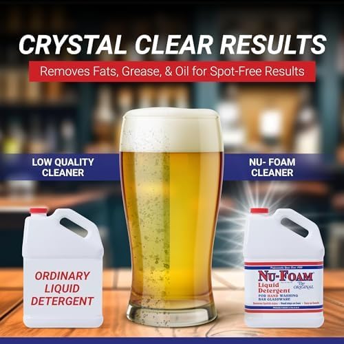 Nu-Foam Liquid Detergent for Bar Glassware - Image 5