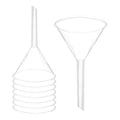 PATIKIL 3 Inch Clear Plastic Funnel by PATIKIL