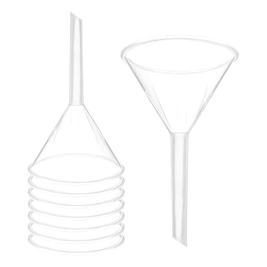 PATIKIL 3 Inch Clear Plastic Funnel by PATIKIL
