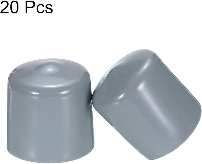 uxcell 20pcs Rubber End Caps 29mm ID Vinyl PVC Round Tube Bolt Cap Cover Screw - Image 2
