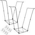 2 Pack Trash Bag Holder, Metal Garbage Bag Holder, 30-45 Gallon Portable Trash by EnjoyYourDaylife