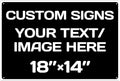 Custom Aluminum Weatherproof Metal Sign by Repaly