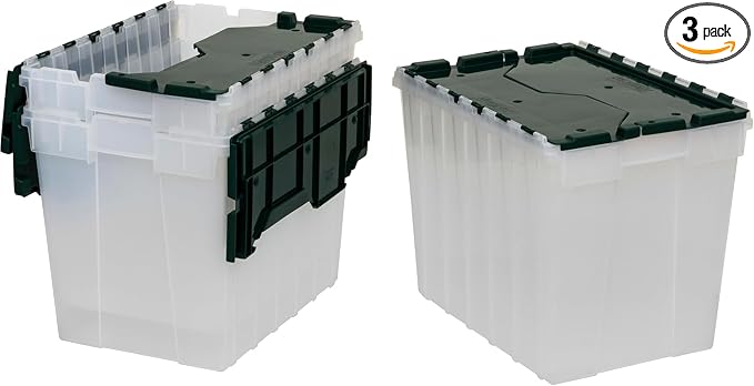 Akro-Mils KeepBox 18 Gallon Storage Container, Nesting and Stackable Plastic by Akro-Mils