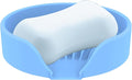Self Draining Soap Dish, Silicone Suction Cup Soap Holder Tray Savers Container by UltraKeno