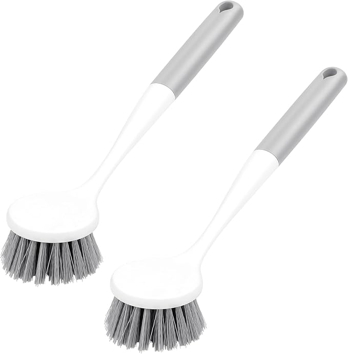 2 Pack Kitchen Scrub Brushes for Cleaning Dish Brush by yuntop