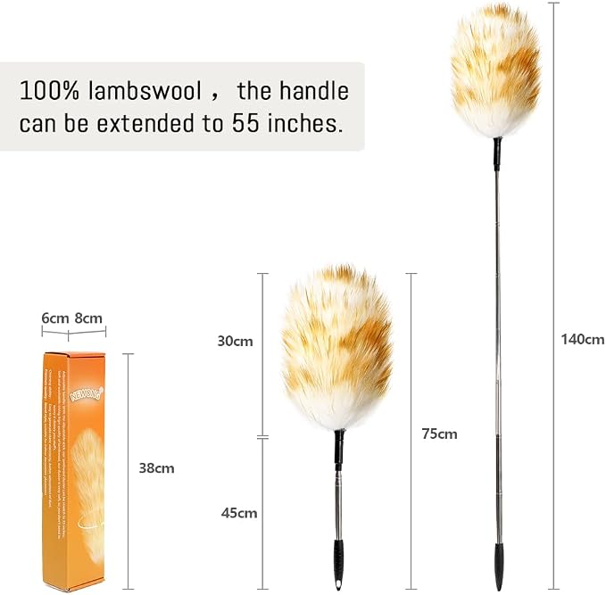Extendable Lambswool Duster 30-55inch - Image 3