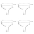 Small Funnels 4 Pack Food Grade Funnel Easily Transfer Liquids Granules Powders by Kanlpeia