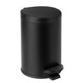 TIPGO 1.2 Gallon Small Black Trash Can, 4.5 Liters Bathroom Garbage Can by TIPGO