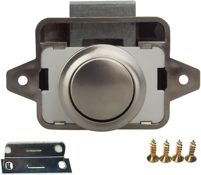 Encell Set of 5 Push Button Latch Cupboard by Encell
