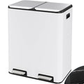 Arlopu 16Gal Dual Trash Can w/2 Built-in Box by Arlopu