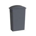 23 Gallon Gray Slim Jim Trash Can by Krollen+Industrial