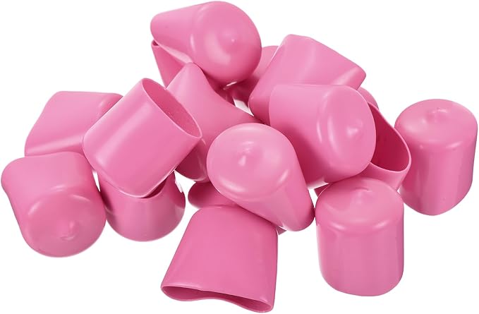 uxcell 20pcs Rubber End Caps 24mm ID Vinyl PVC Round Tube Bolt Cap Cover Screw - Image 4