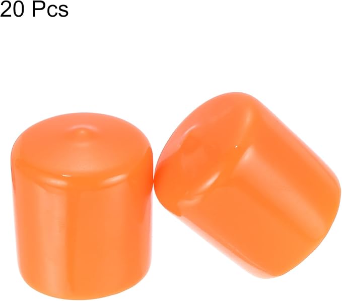 uxcell 20pcs Rubber End Caps 30mm ID Vinyl Round Tube Bolt Cap Cover Screw - Image 2
