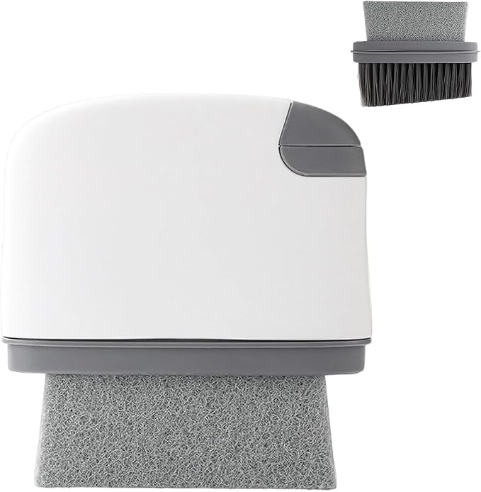 2 in 1 Groove Cleaning Brush, Upgraded Crevice Cleaning Brush & Magic Window by GotoPolishWiz