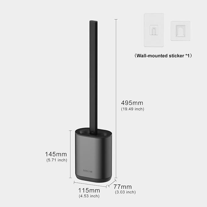 Toilet Brush and Holder Set - Image 2