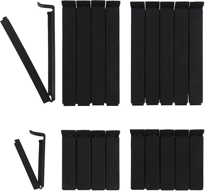 DIYASY Food Bag Clips, 30 Pack Plastic Snack Sealing Clip by HandicraftsandDecoration
