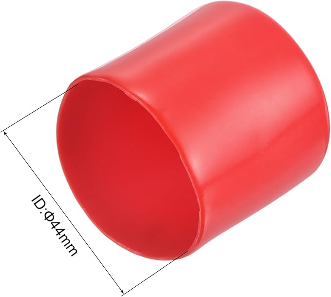 uxcell 20pcs Rubber End Caps 44mm ID Vinyl Round Tube Bolt Cap Cover Thread - Image 3