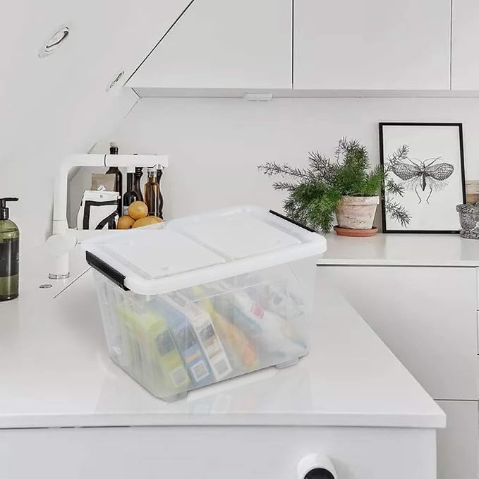 30 L Clear Plastic Storage Box - Image 5