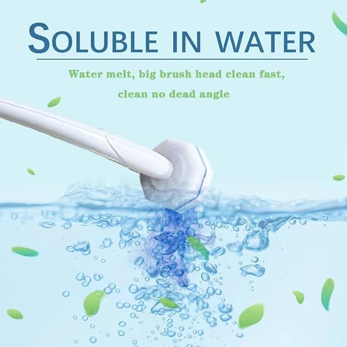 50PCS Toilet Brush Replacement Heads, Upgraded Disposable Brush Heads, - Image 4