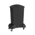 23 Gallon Black Slim Jim Trash Can by Krollen+Industrial