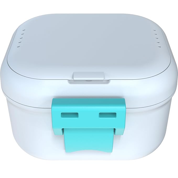 ARGOMAX Leak Proof Denture Bath Cup, Portable Soaking Denture Box, Denture Bath - Image 9