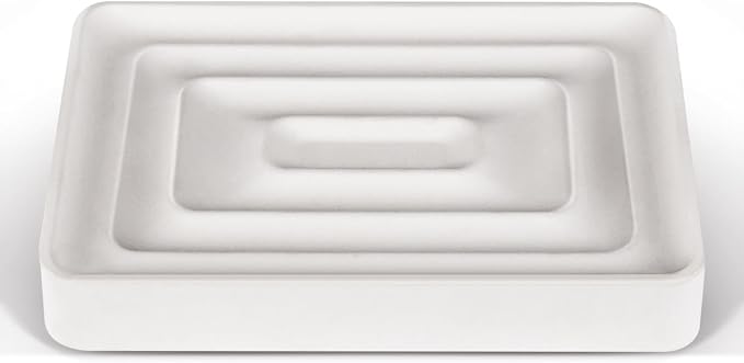 1 Pack Diatomite Soap Dish Holder, Quick Dry Stone Bath Tray, Diatomaceous by SlowSLog