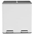 AthLike 60L Dual Trash Can, Stainless Steel Kitchen Garbage Can, Double by AthLikeforEveryone