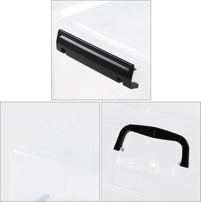 18 L Clear Latch Storage Bins - Image 3