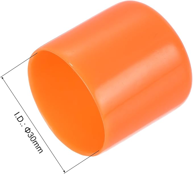 uxcell 20pcs Rubber End Caps 30mm ID Vinyl Round Tube Bolt Cap Cover Screw - Image 3