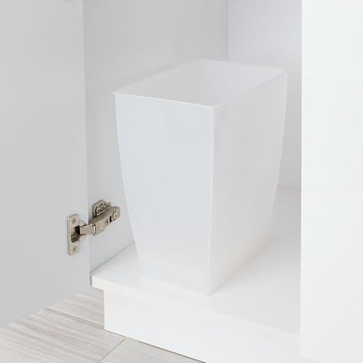 iDesign Small Rectangular Bathroom Trash Cans - Image 4